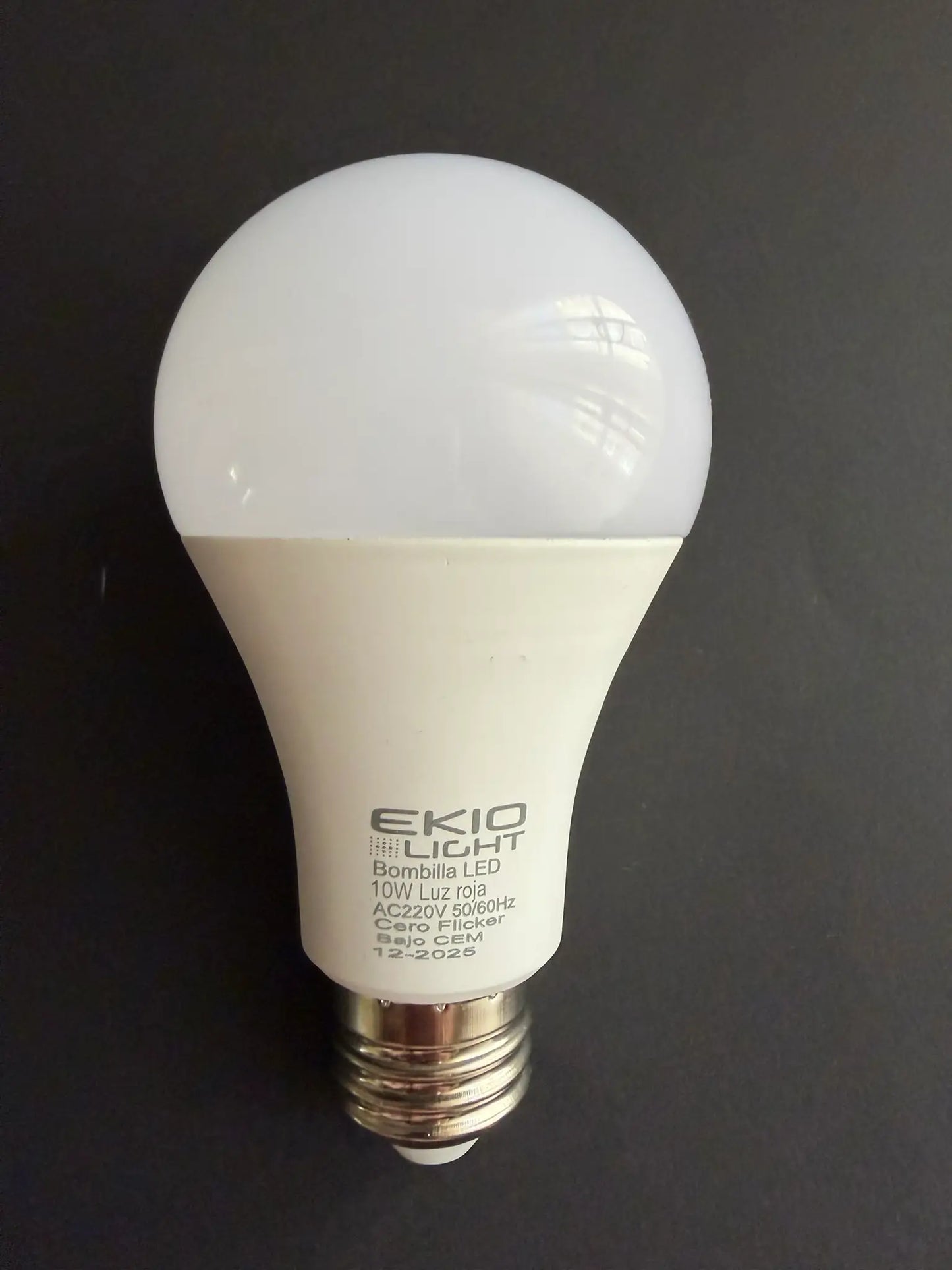 Bombillas de luz roja