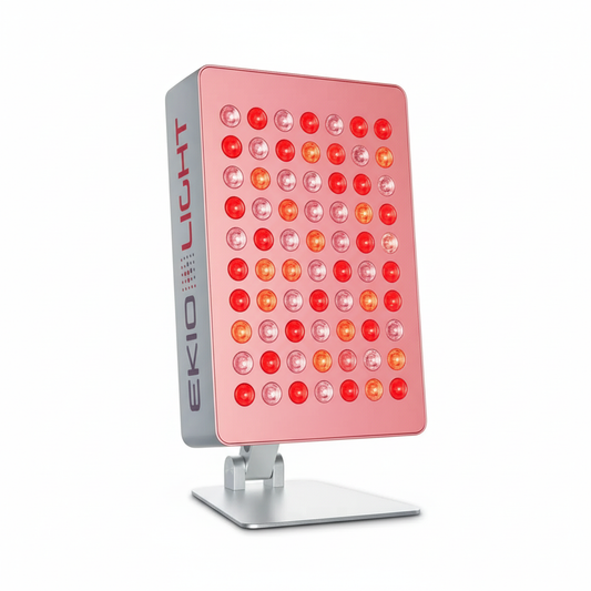 Detalle de Luz roja deep 5 de ekio light