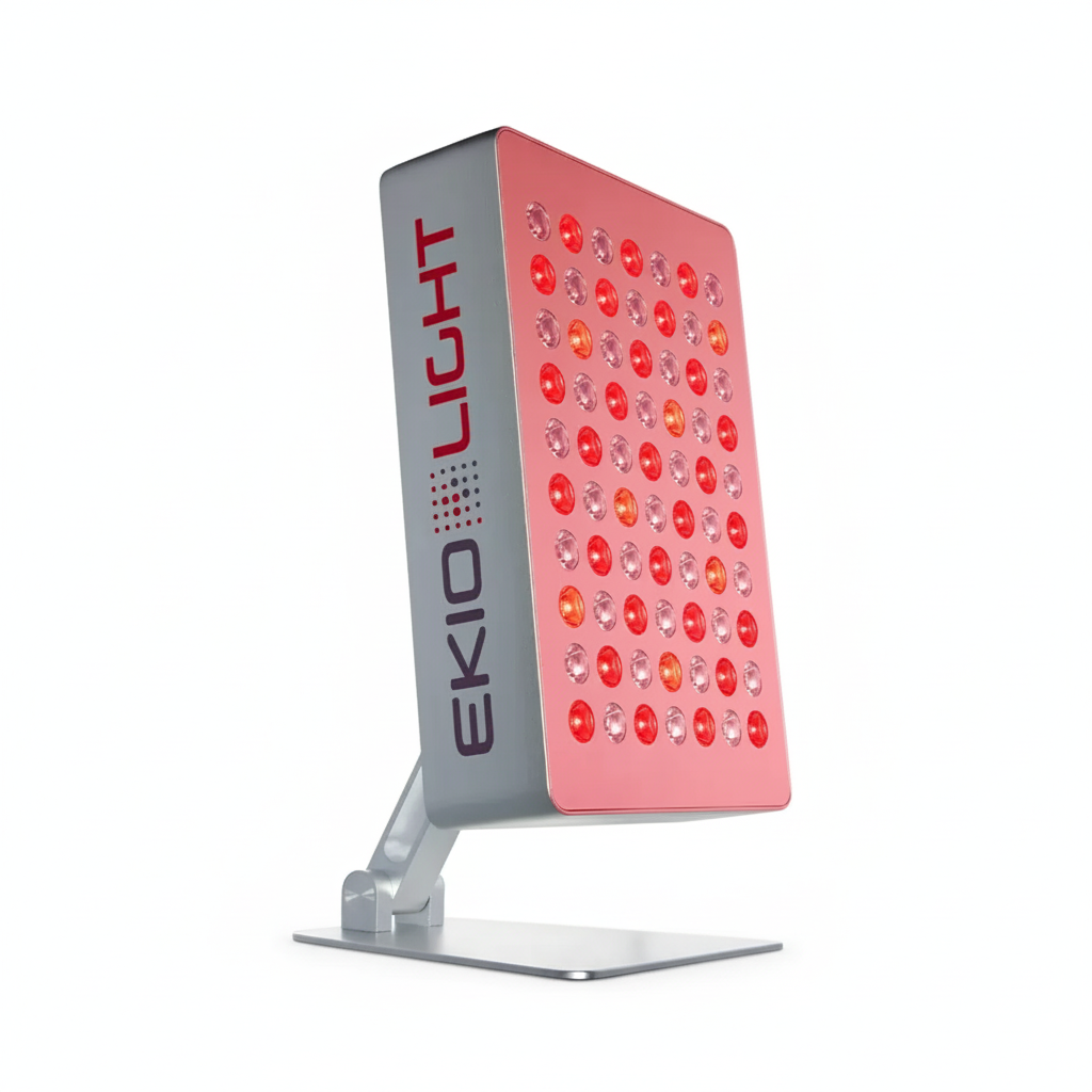 Detalle de Luz roja deep 5 de ekio light