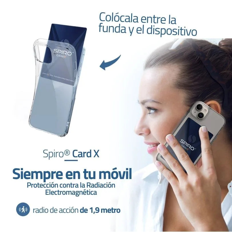 Detalle en uso de la Spiro Card X