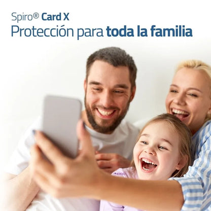 Detalle en uso de la Spiro Card X