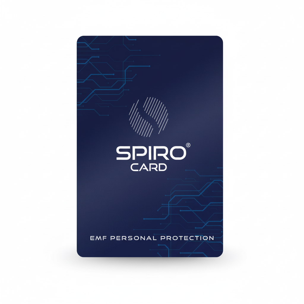 Spiro Card Filtro electromagnético EMF Personal foto de estudio