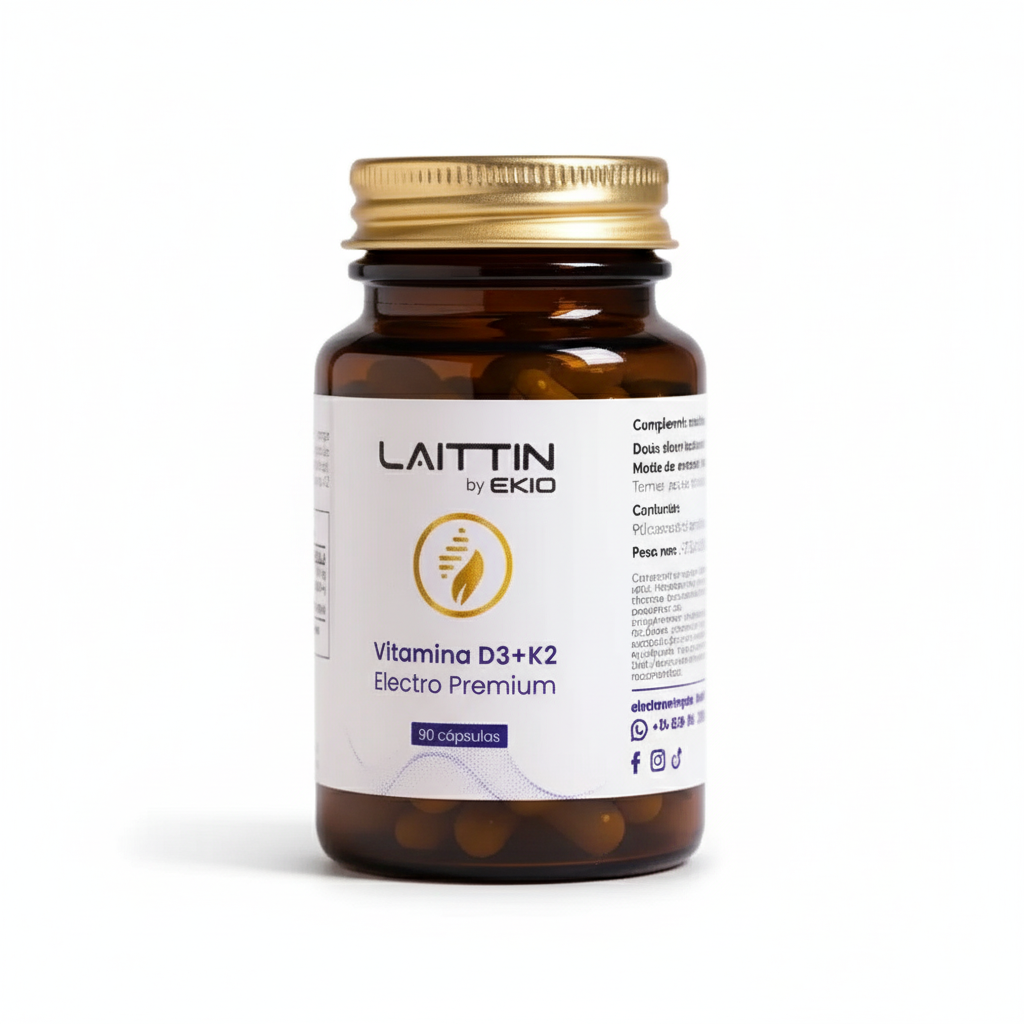 Vitamina D3+K2 Electro Premium de Laittin
