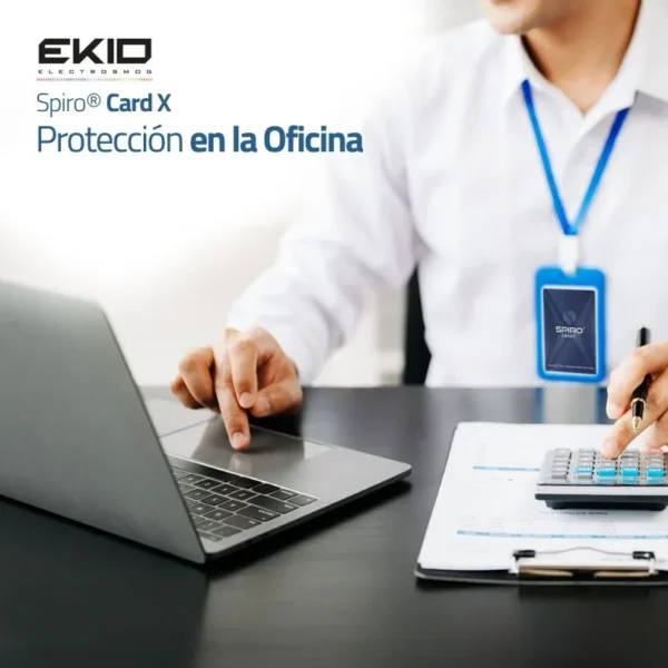 Detalle en uso de la Spiro Card X