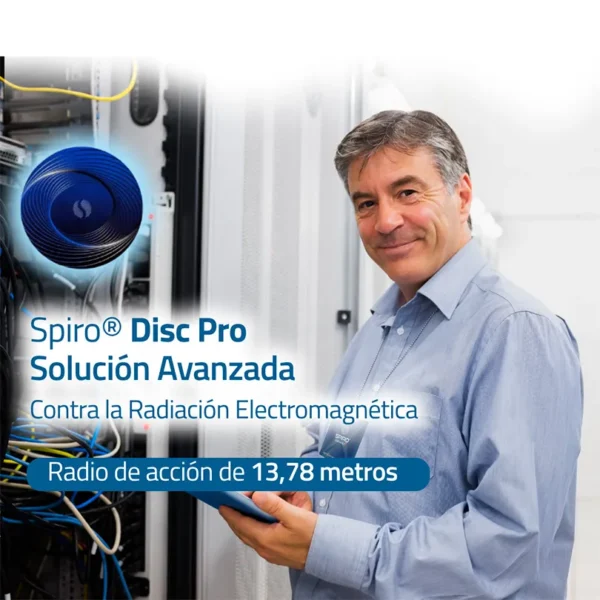 Detalle de instalador con spiro disc pro ahora conocida como spiro disc X