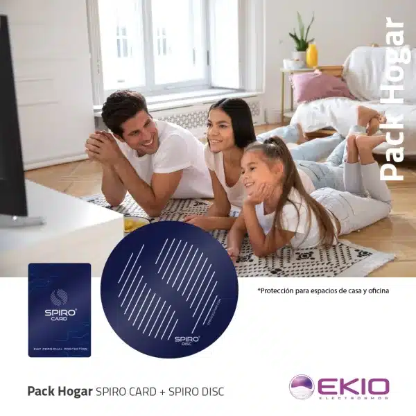 SPIRO® CARD + SPIRO® DISC – PROTECCIÓN PARA ESPACIOS DE CASA & OFICINA (PACK)