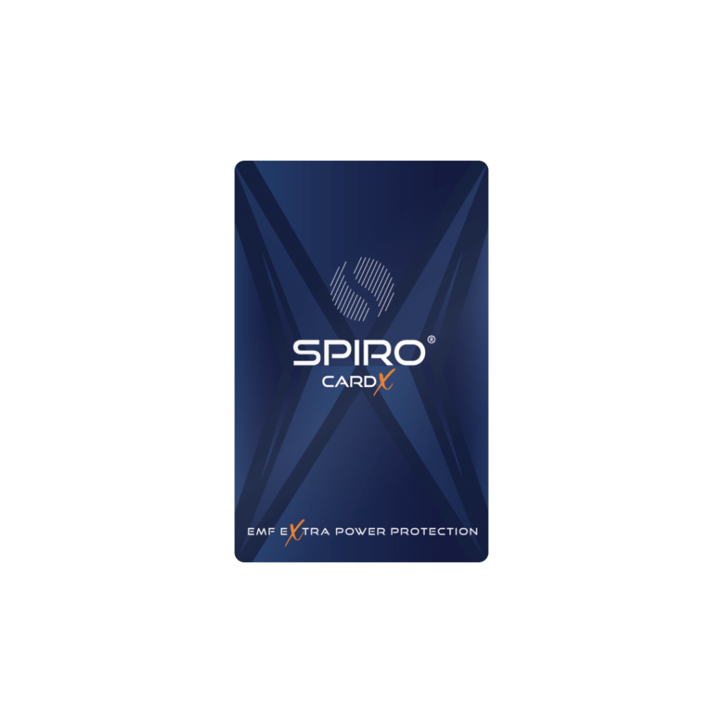 Detalle de la tarjeta filtro electrosmog Spiro CARD